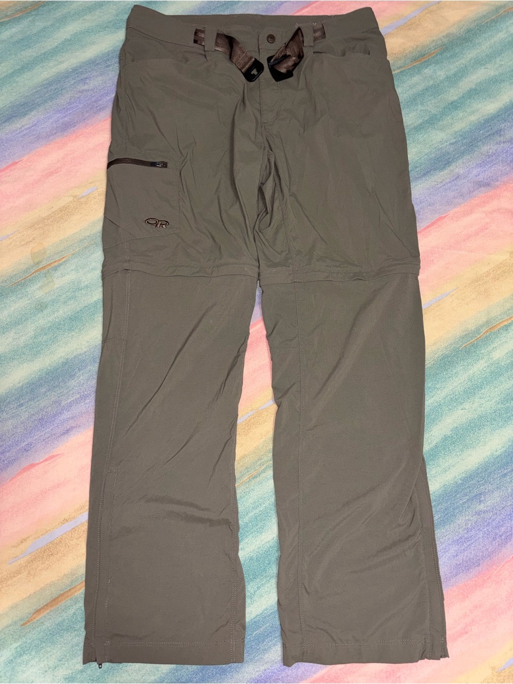 Outdoor Research Equinox Convertible Pants Mens size 34 Trail Hiking UPF 50+